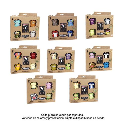 Set de Cinco Figuras FUGGLER Coleccionables Deluxe Box