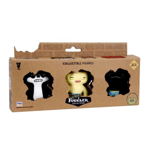 Set de Tres Figuras FUGGLER Coleccionables