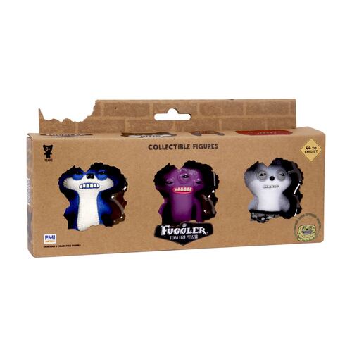 Set de Tres Figuras FUGGLER Coleccionables