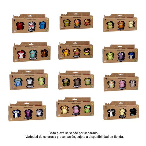 Set de Tres Figuras FUGGLER Coleccionables