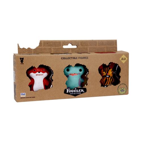 Set de Tres Figuras FUGGLER Coleccionables