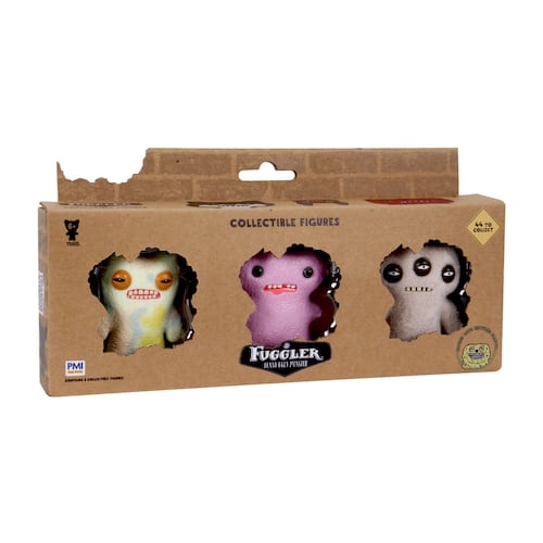 Set de Tres Figuras FUGGLER Coleccionables