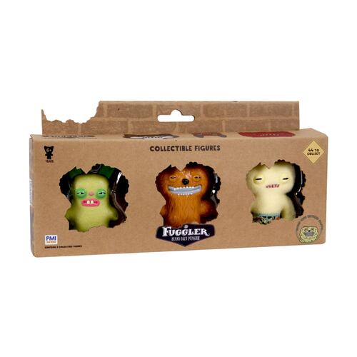 Set de Tres Figuras FUGGLER Coleccionables