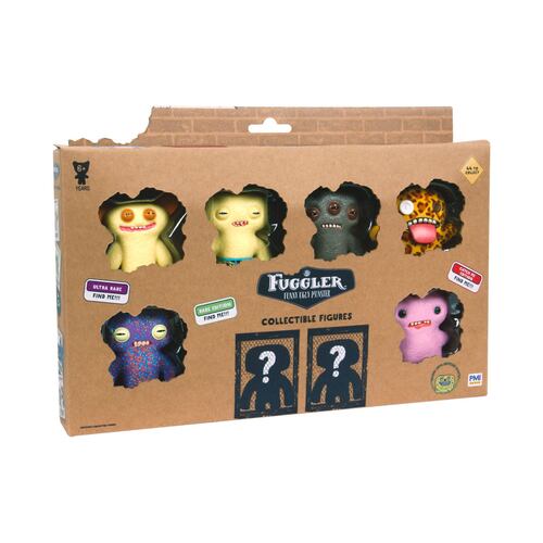 Set de Ocho Figuras FUGGLER Coleccionables Deluxe Box