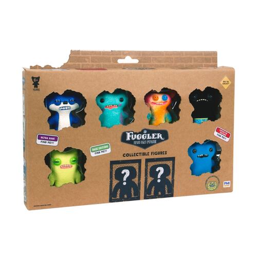 Set de Ocho Figuras FUGGLER Coleccionables Deluxe Box