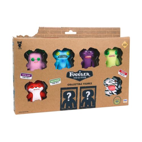 Set de Ocho Figuras FUGGLER Coleccionables Deluxe Box