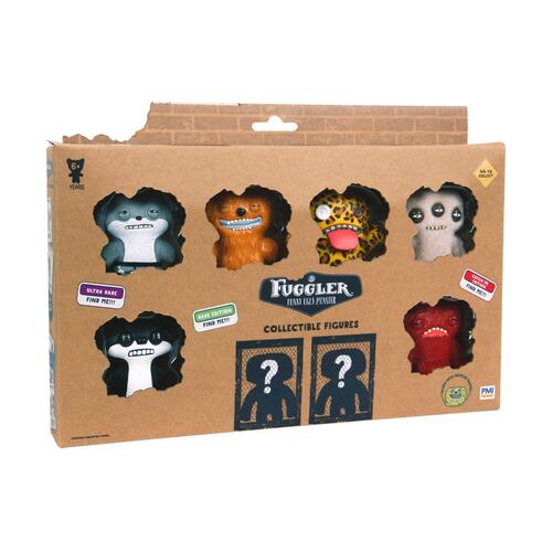 Set de Ocho Figuras FUGGLER Coleccionables Deluxe Box