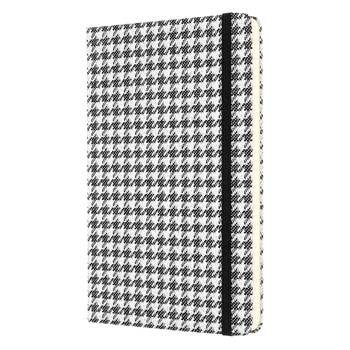 Libreta Moleskine Edición Limitada Blend – Tapa Camuflaje Azul, Rayas, Bolsillo Interior, Cierre Elástico, Tamaño Grande