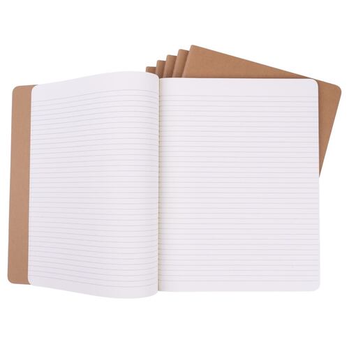 Set Libretas Moleskine Tapa Dura Kraft 6 Piezas