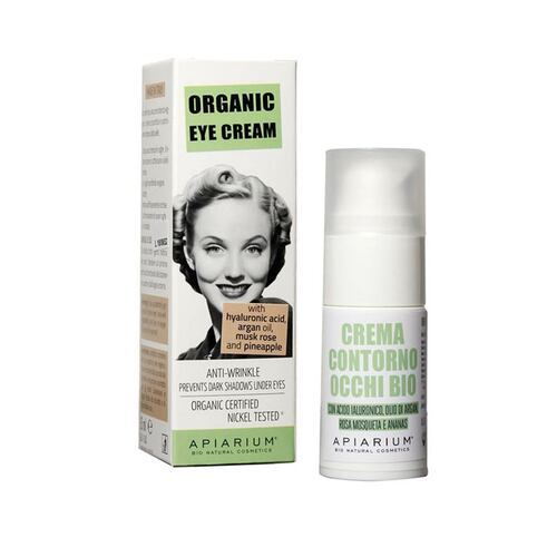 Crema Biológica contorno de ojos antiarrugas Antiojeras 15ml Apiarium Bio Natural Cosmetics