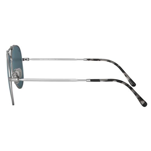 Lente Solar Ray-Ban Titanium Azul de Titanio Plata