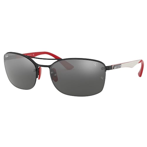 Lentes Solares Ray-Ban Armazón de Metal Plata-Negro