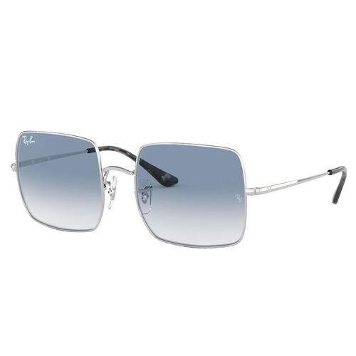 Ray-Ban Square Azul Degradado  Metal Plata