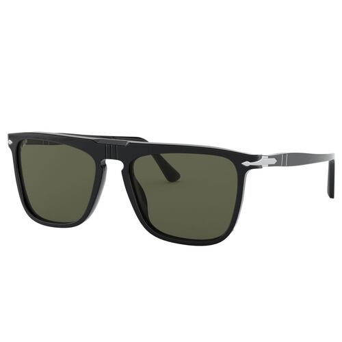 Persol verde polarizado, armazón en acetato negro