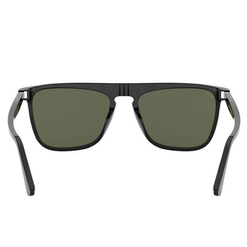Persol verde polarizado, armazón en acetato negro