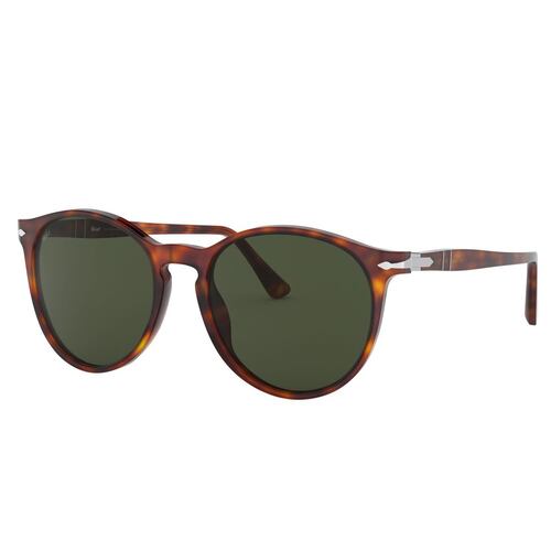 Persol verde, armazón habana unisex en acetato