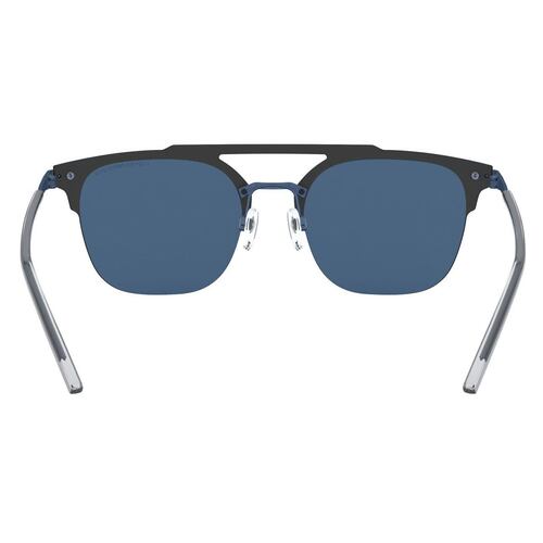 Lente solar Emporio Armani Azul Armazón en Metal Azul de Hombre