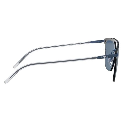 Lente solar Emporio Armani Azul Armazón en Metal Azul de Hombre