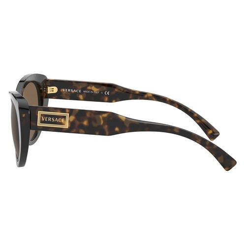 Lente Solar Versace Armazón en Acetato Habana de Mujer
