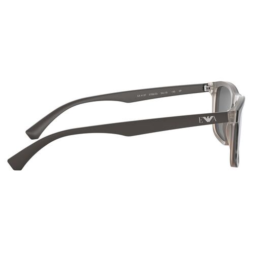 Emporio Armani polarizado plata, armazón en acetato café