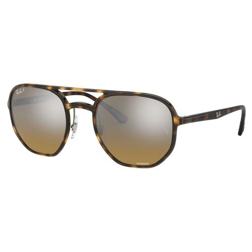 Lente solar Ray-Ban Polarizado Plata Armazón en Nylon Habana