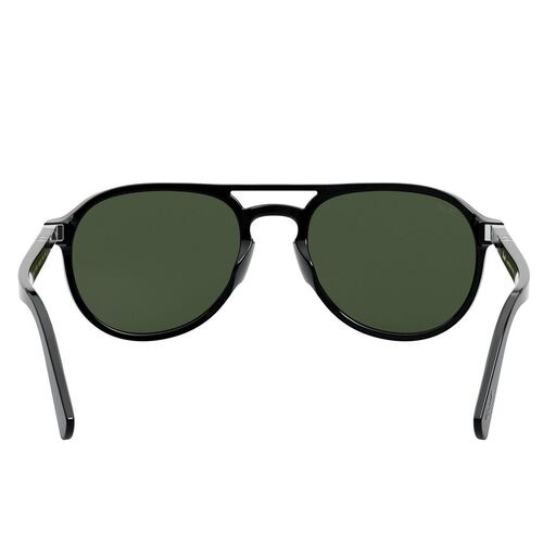 Persol verde, armazón negro de acetato