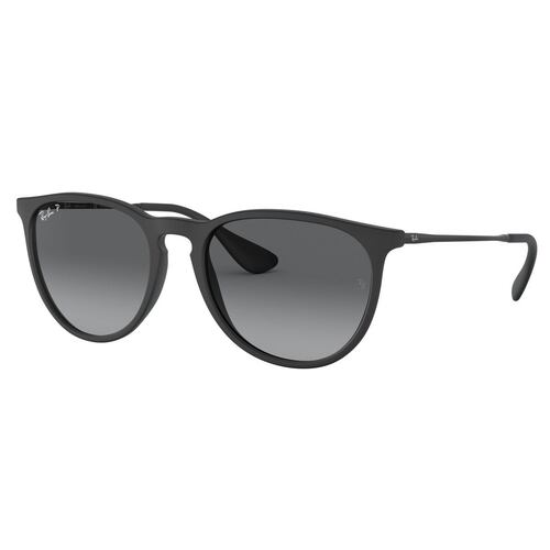Lente Solar Ray-Ban Erika Gris en Nylon Negro