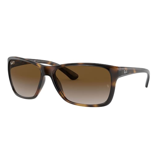 Lentes solares Ray-Ban café polarizado armazón en nylon habana
