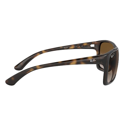 Lentes solares Ray-Ban café polarizado armazón en nylon habana