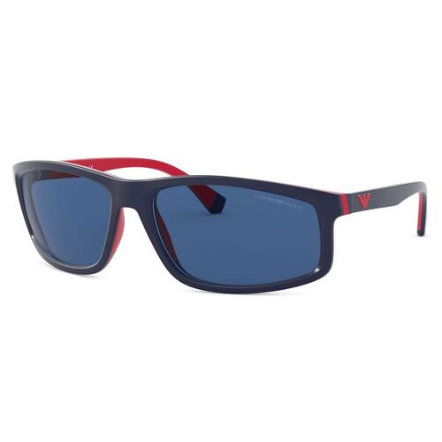 Lentes solares Emporio Armani azul rojo