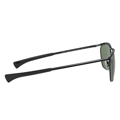 Lente Solar  Olympian ll Deluxe Verde Polarizado Negro 0RB3619 Ray-Ban