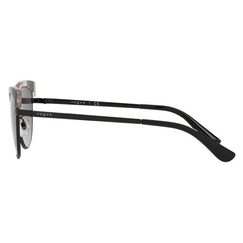 Lente Solar Vogue Gris en Metal Negro