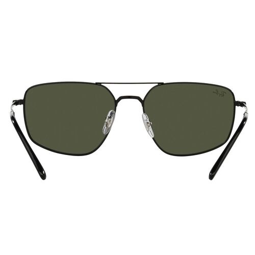 Lente Solar Ray-Ban Verde en Acero Negro Unisex