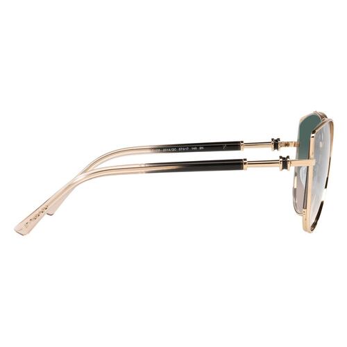 Lente solar Bvlgari Degradado verde metal oro