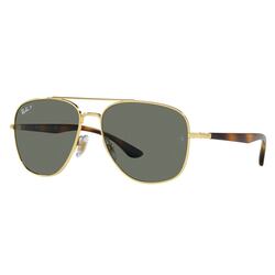 lente-solar-ray-ban-polarizado-verde-metal-habana