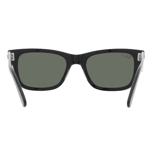 Lente Solar Ray-Ban Mr Burbank Polarizado Verde en Acetato Negro