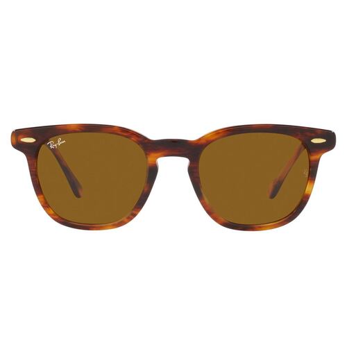 Lente solar Ray-Ban Hawkeye modelo 0RB2298 color marrón en acetato color havana
