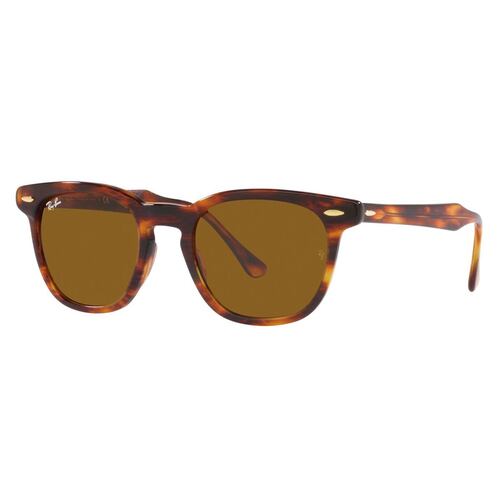 Lente solar Ray-Ban Hawkeye modelo 0RB2298 color marrón en acetato color havana
