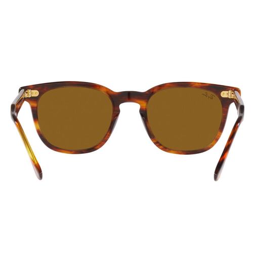 Lente solar Ray-Ban Hawkeye modelo 0RB2298 color marrón en acetato color havana