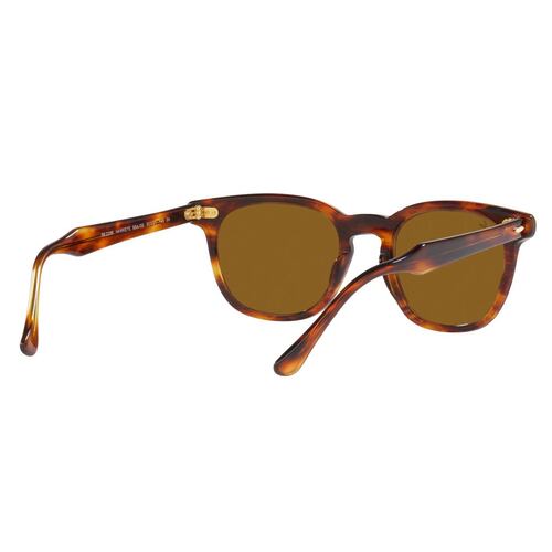 Lente solar Ray-Ban Hawkeye modelo 0RB2298 color marrón en acetato color havana