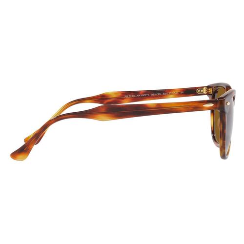 Lente solar Ray-Ban Hawkeye modelo 0RB2298 color marrón en acetato color havana