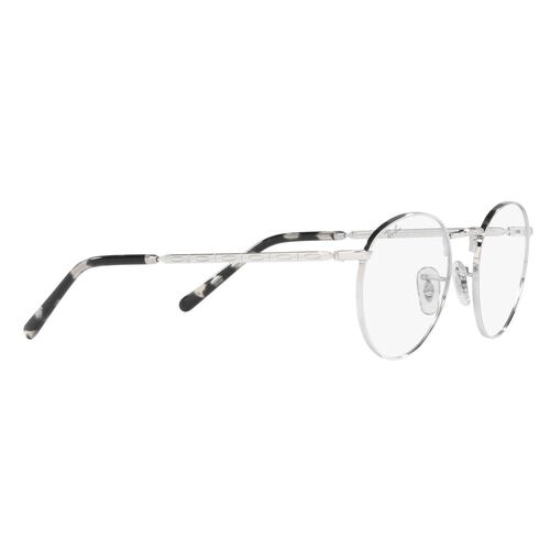 Armazón Ray-Ban New Round modelo 0RX3637V en metal color plata