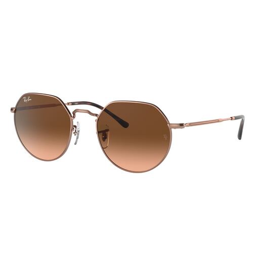 Lente Solar Ray Ban rosa marrón degradado Unisex