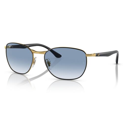 Lente Solar  Ray Ban azul degradado claro Unisex