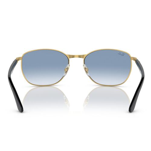 Lente Solar  Ray Ban azul degradado claro Unisex