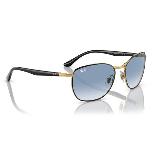 Lente Solar  Ray Ban azul degradado claro Unisex