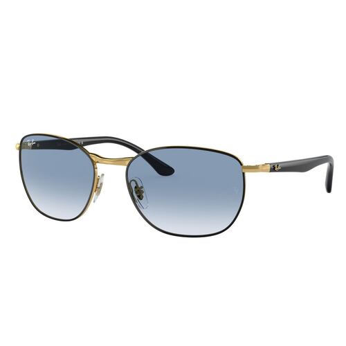 Lente Solar  Ray Ban azul degradado claro Unisex