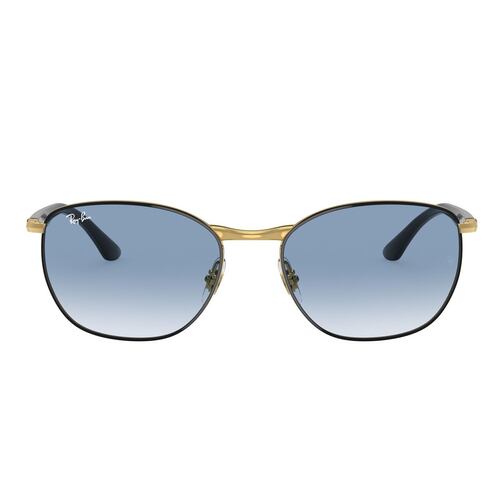 Lente Solar  Ray Ban azul degradado claro Unisex