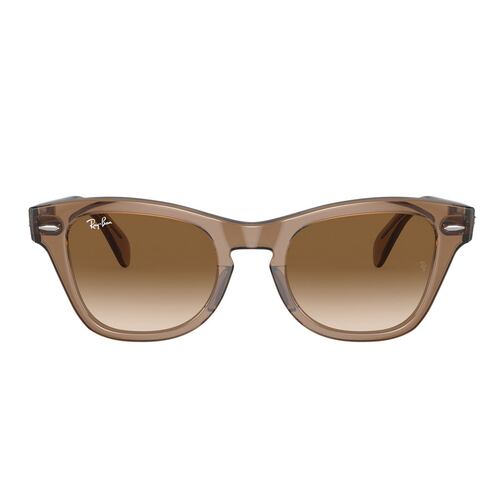 Lente Solar Ray Ban marrón degradado claro Unisex