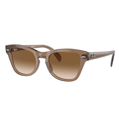 Lente Solar Ray Ban marrón degradado claro Unisex